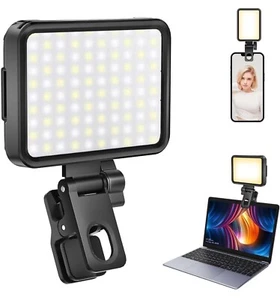 Selfie Light, Phone Light with Front & Back Clip, 84 LED Portable Ring Light - Picture 1 of 10