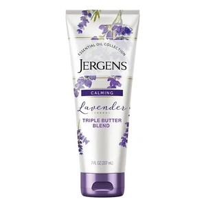 Jergens Lavender Body Butter Body and Hand Lotion, Indulgent Moisturization 7 oz - Picture 1 of 7
