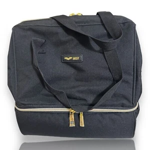 NEW MIER Adult Lunch Box Insulated Lunch Cooler Tote Bag - Black - Picture 1 of 5