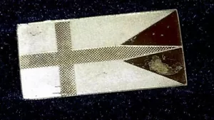 Franklin Mint FLAGS OF AMERICA Mini-Ingot Argento Sterling Bandiera della Svezia - Foto 1 di 11