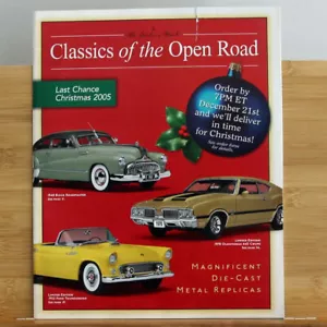 Catálogo de coches fundidos a presión The Danbury Mint Classics of the Open Road Navidad 2005 - Imagen 1 de 3