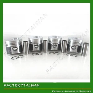 Piston Set STD for Mitsubishi K4E-DI (100% Taiwan Made) x 4 PCS - Picture 1 of 6