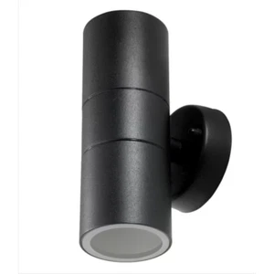 ELD WALL2-BK IP44 GU10 Up & Down External Wall Light (Black) - Picture 1 of 1