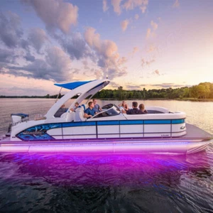 16ft UV Boat Light Black LED Strip Night UV Fishing Ultraviolet 12v fluorescent - Imagen 1 de 15