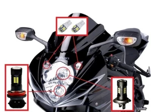LED Headlight SET 2011-2020 Suzuki GSXR 600 & 750 Pilot Park Light Plug and Play - Picture 1 of 6