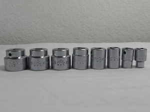 Mac Tools 8 Piece 3/8'' Drive 6 Pt & 12 Pt SAE Shallow Socket Set (X Series) - Bild 1 von 11