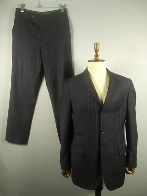 Traje de lana Etro Milano para hombre talla 52 a rayas Foto 1 de 4