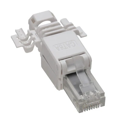 IDC Punch Down to RJ45 Plug for Solid Network Internet LAN Ethernet Cable Cat6a - Image 1 of 4