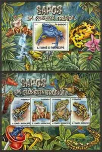 Frogs / Nature - stamps - Sao Tome - MNH** SN. - Picture 1 of 1