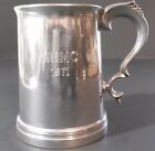 English Pewter Mug MBMC 1971 Worchester Silver 8965/1 Glass Bottom