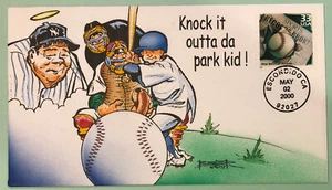 Beller Baseball Knock It Outta Da Park Kid 2000 FDC ๐ฅ ARTIST PROOF Sc 3191a - Picture 1 of 5