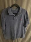 Polo By Ralph Loren Mens Blue Polo Size Xxl Red Small Pony