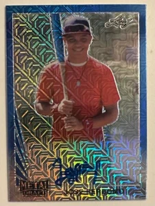 LEAF BASEBALL 2021 : RARE JOSE PERDOMO METAL DRAFT AUTO CARD /10 LA-JP2 - Picture 1 of 2