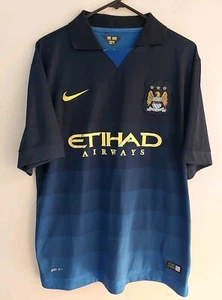 Manchester City Nike 2014/15 Away Shirt Jersey Soccer Football - Picture 1 of 5
