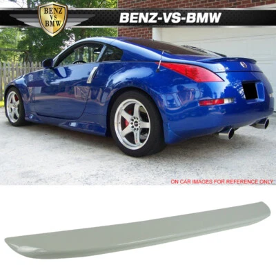 Fits 03-09 Nissan 350Z Z33 OE Style ABS Trunk Spoiler Painted #QX1 Glacier Pearl - Image 1 of 4