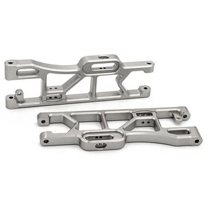 Team Corally 1/8 Kronos CNC Aluminum Rear Lower Arms Upgrade Set - Silver 170g - Picture 1 of 5