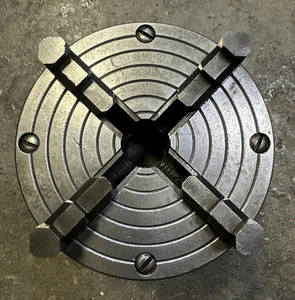 Craftsman 109 4” 4 Jaw Independent Metal Lathe Chuck 3/4”-16 Threaded Back 111. - Picture 1 of 23