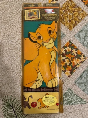 Disney El Rey León No Puede Esperar Para Ser Rey Conjunto Decoraciones Pared, Caja Nueva Dañada Foto 1 de 4