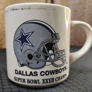 Dallas Cowboys Champions Super Bowl XXVII Coffee Mug - K - Afbeelding 1 van 9