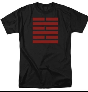 GI JOE Snake Trigger Shirt 2XL Black Red Bars Graphic Short Sleeve Tee T Shirt - Picture 1 of 2