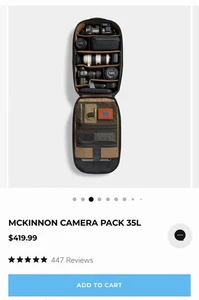 Nomatic Peter McKinnon 35L Travel Backpack Camera Bag - Picture 1 of 11