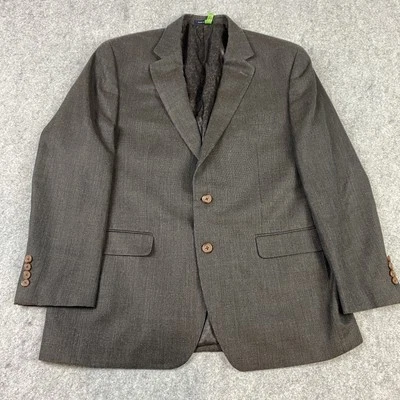 Ralph Lauren Blazer Mens 44R Brown Wool Silk Blend Sport Coat Jacket Dillard’s - Image 1 of 4