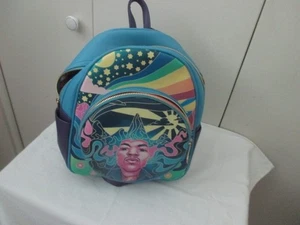 Jimi Hendrix Psychedelic Landscape Glow In The Dark Backpack By Loungefly NWT - Picture 1 of 7