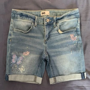 SO Good For Life Girl Jean Shorts - Picture 1 of 5