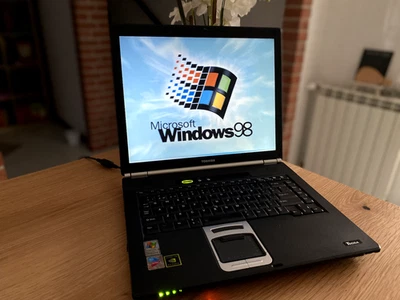 Toshiba Tecra S2 Miglior Gaming Laptop Windows 98! Geforce 6600 Dual Boot XP - Immagine 1 di 4