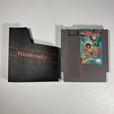 Disney’s The Jungle Book CARTRIDGE ONLY W/ Sleeve NES-JJ-USA Disney Nintendo - Image 1 of 4