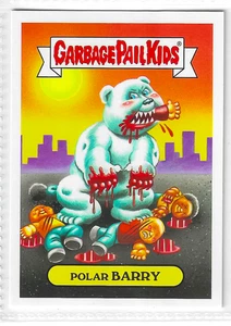 2017 Topps Garbage Pail Kids Adam-Geddon Polar Barry #2a - Picture 1 of 2