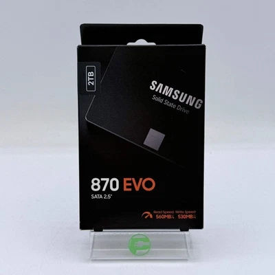 New Samsung 2.5" 870 EVO 2TB SATA III 6Gbps SSD MZ-77E2T0 - Image 1 of 4