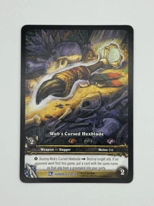 World of Warcraft TCG Honor 182/208 Extended Art Wub’s Cursed Hexblade - Bild 1 von 1