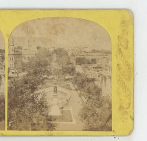 Victoria Square Montreal Canada Stereoview - Bild 1 von 3