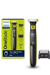 Philips Norelco OneBlade 360 Face, Hybrid Electric Beard Trimmer and Shaver - Picture 1 of 8