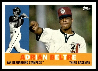 Estampida 2022 Topps Pro debut MiLB Legends Adrian Beltre San Bernardino #MILB-14 Foto 1 de 2