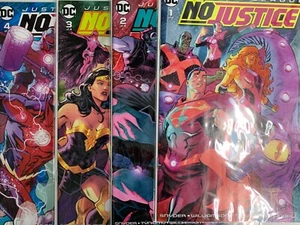 Justice League No Justice 1-4 1 2 3 4 DC Comics Lot Complete - Picture 1 of 10