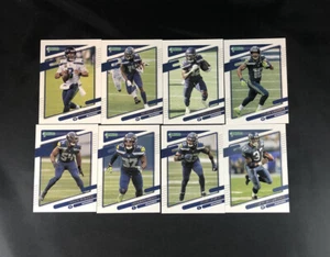 2021 Donruss Seattle Seahawks 8 Card TEAM SET Wilson Metcalf Carson Lockett - Picture 1 of 2