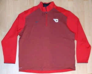 Dayton Flyers Nike Dri-Fit Pullover Men's XXL Red Quarter Zip University NCAA - Picture 1 of 14
