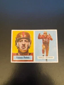 1957 Topps Football #84 ¡¡Volney Peters!! (ARRUGUE) (N) ¡ENVÍO $1!! - Imagen 1 de 2