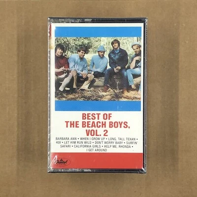 BEACH BOYS Cassette Tape BEST OF VOL 2 Rock Pop Surf NEW IN SHRINK BRIAN WILSON - Image 1 of 4