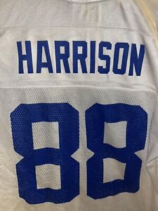 Vintage Marvin Harrison #88 Indianapolis Colts White Reebok NFL Jersey Mens L