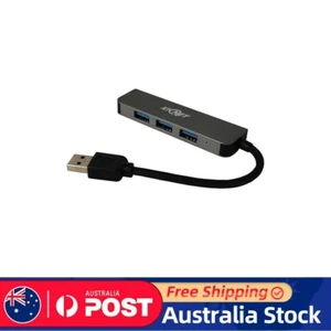 4 IN 1 USB Type A Hub Ultra Slim Aluminium 4 Port USB3.0/2.0 Hub - Picture 1 of 6