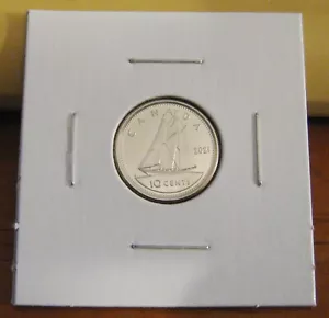 Canada 2021 BU Dime Single Date 10 Cents Regular Classic Design Ten Cent - Picture 1 of 2