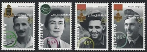 1995 Australia SG# 1521/4 WWII Heroes Aust Remembers 1 set of 4 mint MNH MUH - Picture 1 of 1