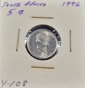 1976 SOUTH AFRICA 5 CENTS NICE CIRCULATED COIN - Picture 1 of 2