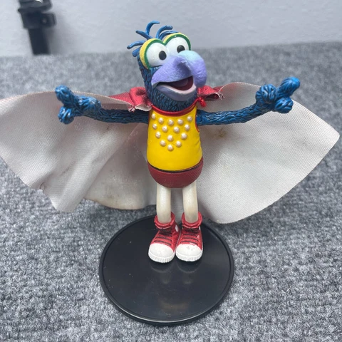 Palisades The Muppets Super Gonzo w/ Cape Action Figure 5" w/ Stand Cover