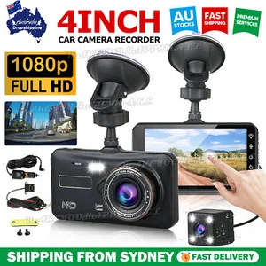 1080P Car Dash Camera Video DVR Recorder Front and Rear Night Vision Dual Cam - Picture 1 of 10