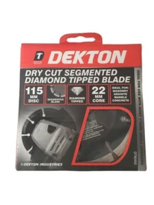 Dekton Dry Cut Segmented Diamond Tipped Blade Masonry,Granite,Marble & Concrete - Picture 1 of 3