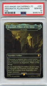 Argonath, Pillars of the Kings - The Ozolith FOIL Borderless #351 MTG - PSA 10 - Picture 1 of 2
